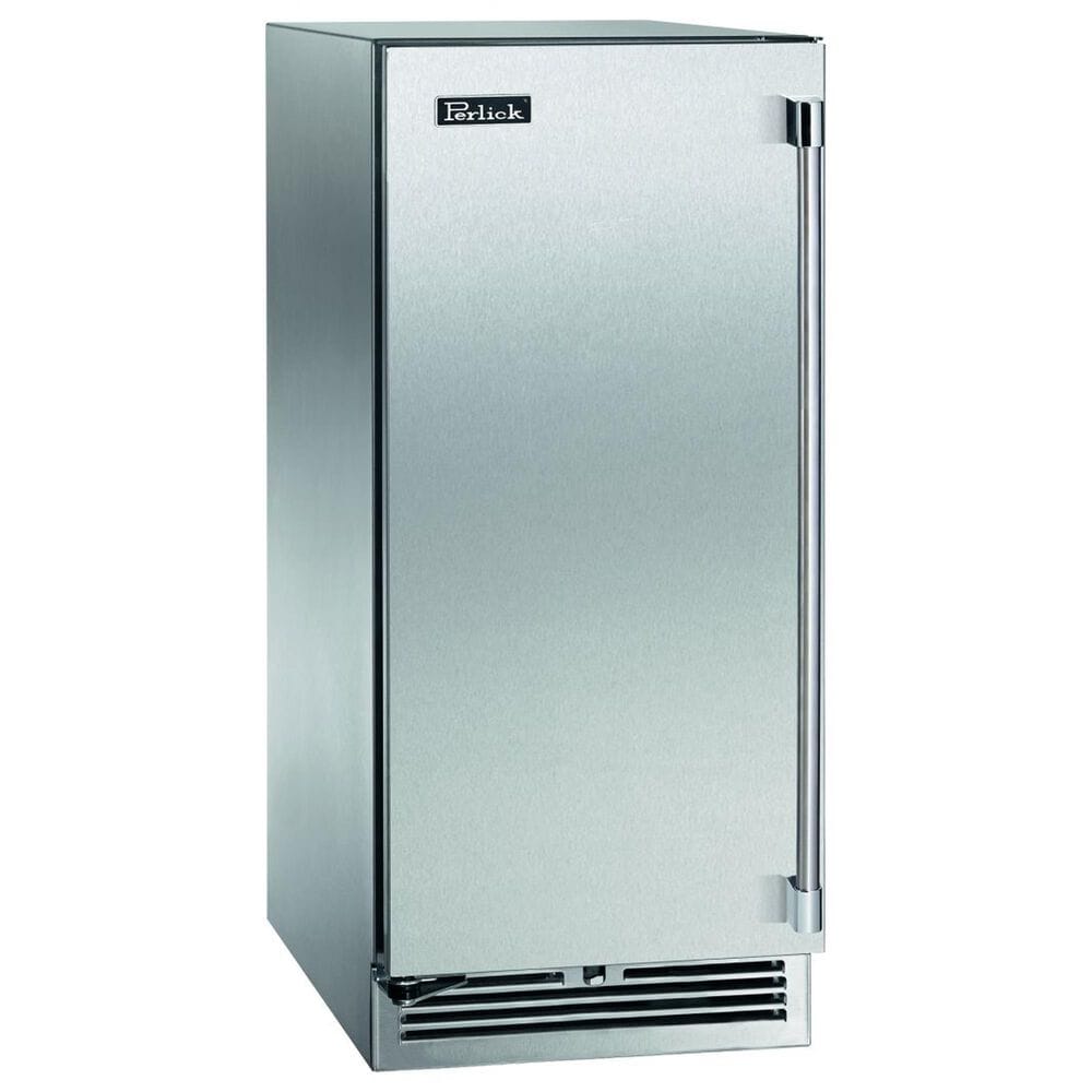 Perlick Signature 15" Outdoor Built-In Undercounter Beverage Center with Left Hinge Soild Door in Stainless Steel, , large