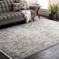 Surya Solar 6"7" x 9"6" Gray, Light Gray, Charcoal, Black and Mustard Area Rug, , large