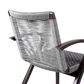 Blue River Nabila Outdoor Dining Chair with Gray Rope in Dark Earth (Set of 2), , large
