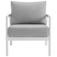 Blue River Royal 4-Piece Patio Seating Set in White, , large