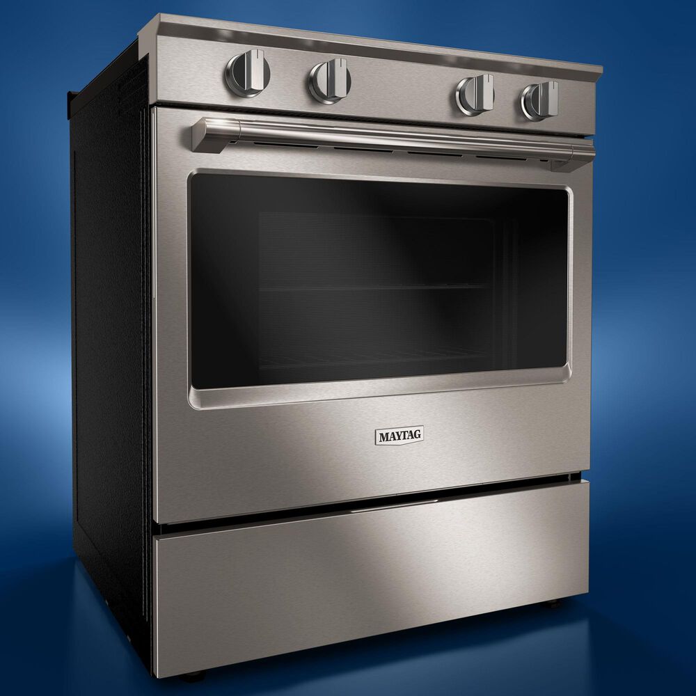 Maytag 5.3 Cu. Ft. Slide-In Electric Range in Fingerprint Resistant Stainless Steel, , large