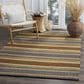 Safavieh Montauk 3" x 5" Navy and Multicolor Area Rug, , large