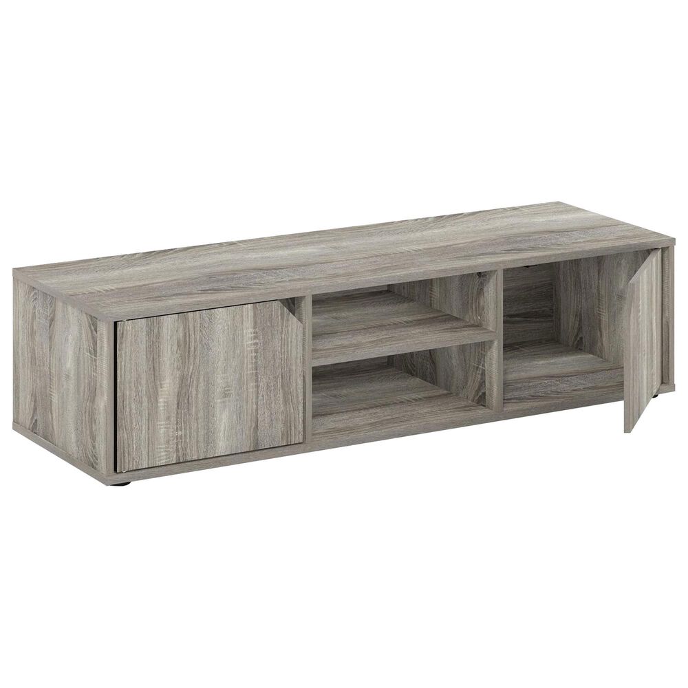 HOMLUX 47.2" TV Stand with 2-Door in French Oak, , large