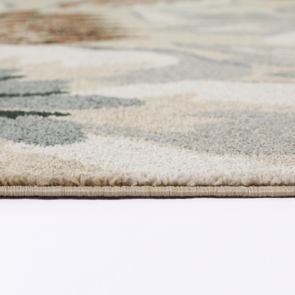 Balta Rugs Reverie Torrey Blue and Rust 5'3" x 7' Area Rug, , large