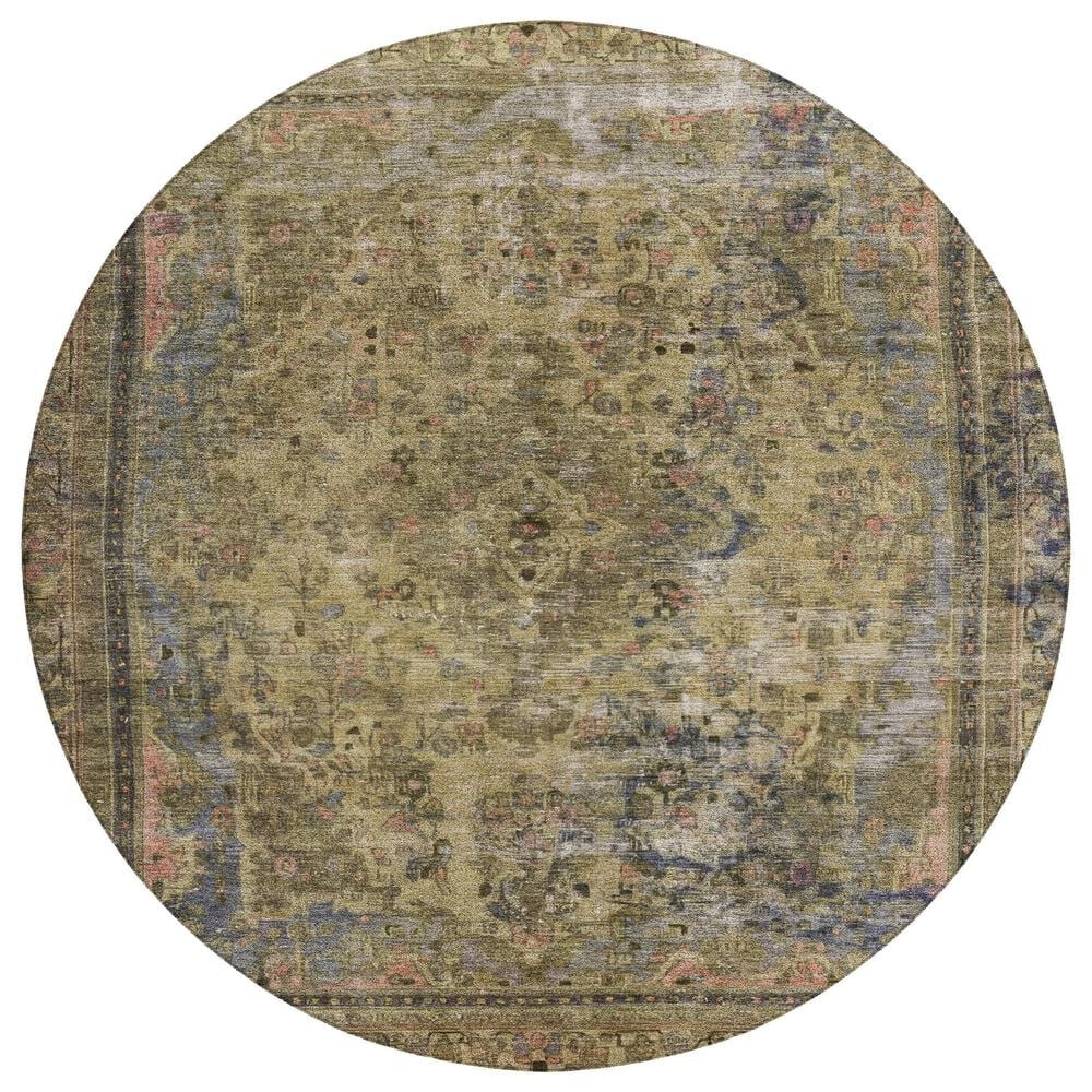 Dalyn Rug Company Tabrook TB8 Tan 8" Round Area Rug, , large