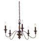Quoizel Holbrook 5 Light Chandelier in Tuscan Brown, , large