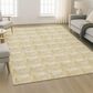 Dalyn Rug Company Soft Essentials Chevron Gold 3" x 5" Area Rug, , large