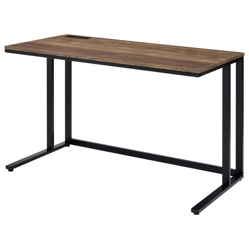 Gunnison Co. Tyrese Writing Desk with USB Port in Walnut, , large