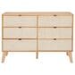 Linon Home Decor Collett 6-Drawer Dresser in Natural, , large