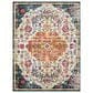 Safavieh Madison MAD447A 12" x 15" Ivory and Orange Area Rug, , large