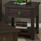 at HOME Kona Grove Square End Table in Chocolate, , large