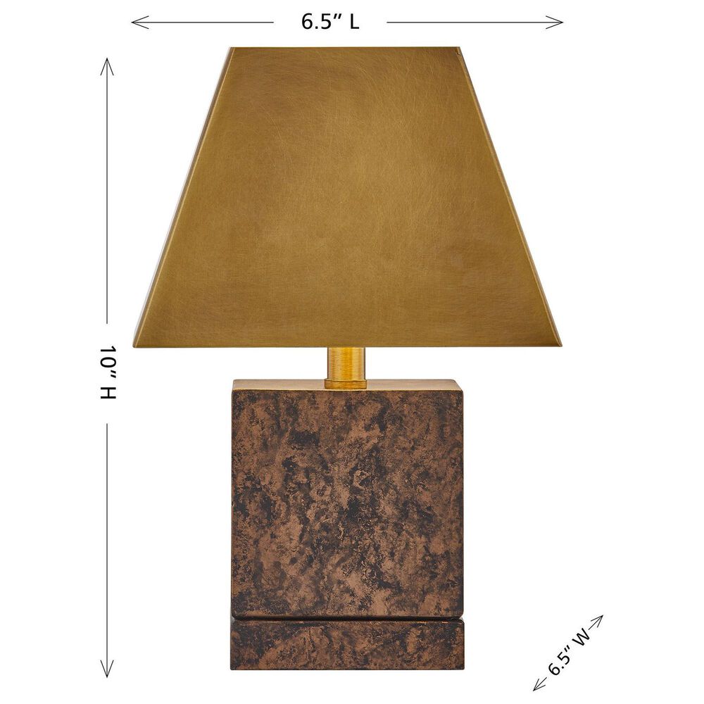 Savoy House Emma 1-Light Portable Rechargeable LED Table Lamp in Brass, , large