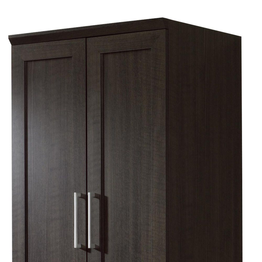 Sauder HomePlus Wardrobe in Dakota Oak | Nebraska Furniture Mart