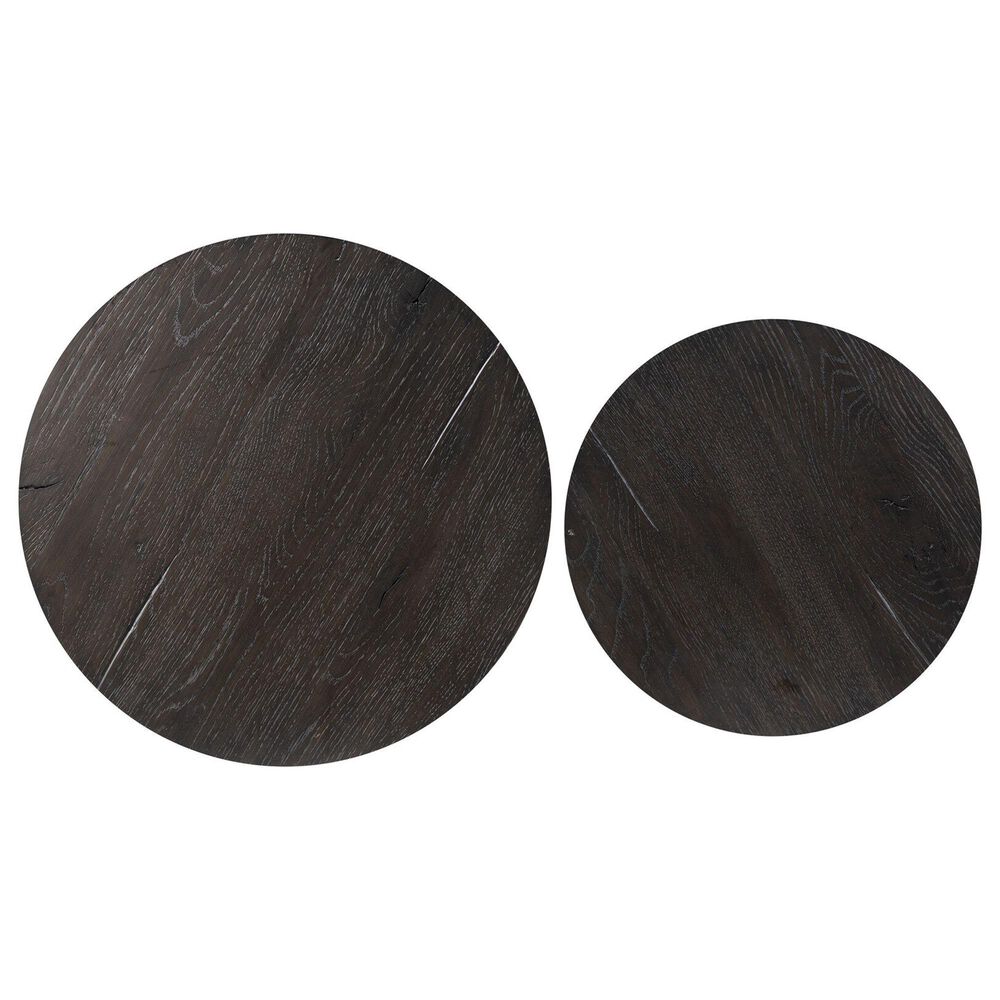 Four Hands Patten Nesting End Tables in Smoked Black, , large