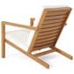 Hearth and Haven Leah 3-Piece Patio Chat Set with Cream Cushion in Teak, , large