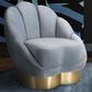 37B Bloom Velvet Chair in Sea Blue, , large