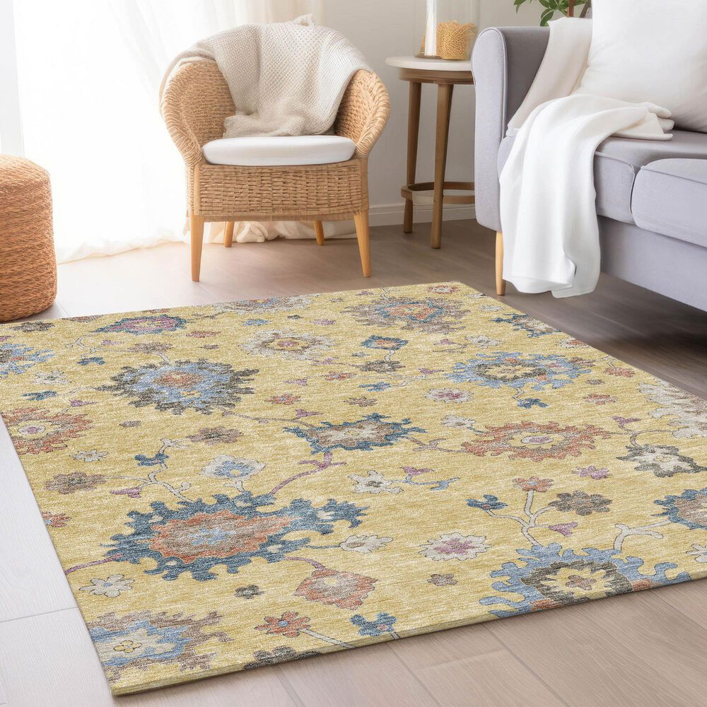 Dalyn Rug Company Hatay HY4 10&#39;x14&#39; Gold Area Rug, , large