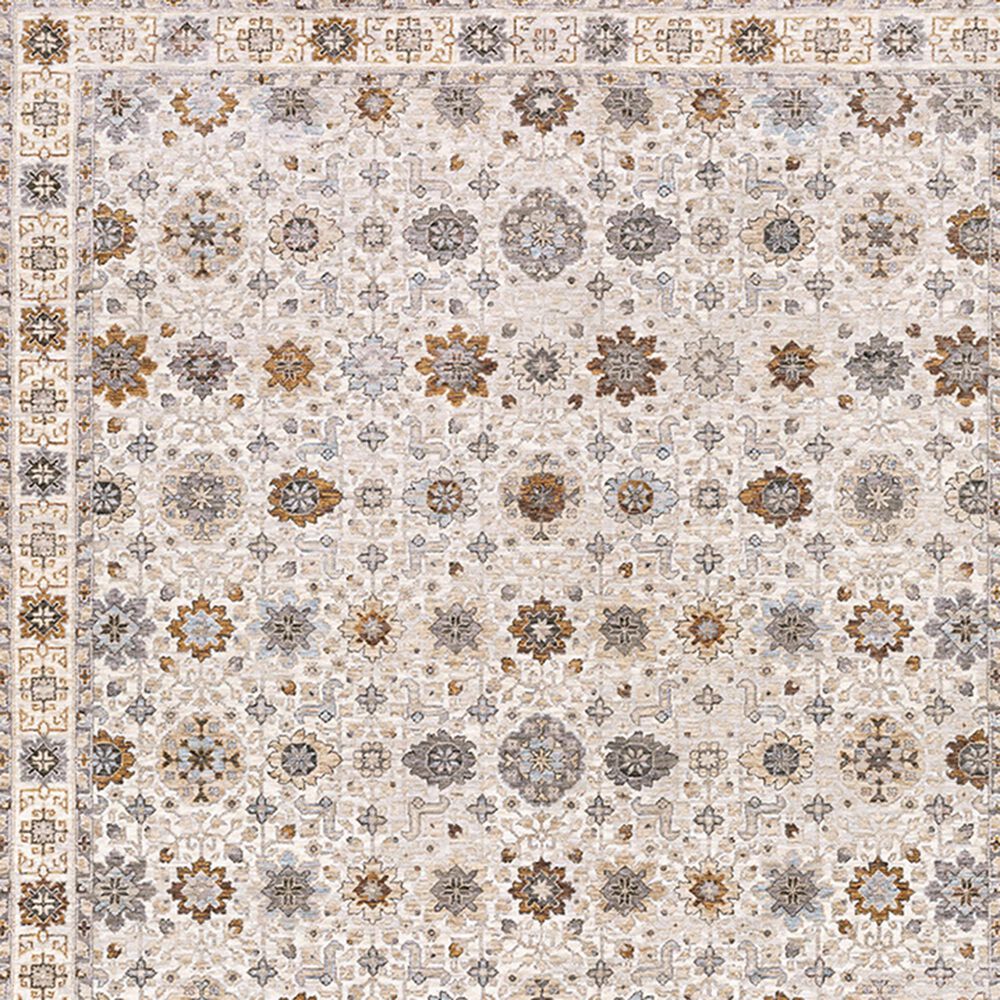 Oriental Weavers Maharaja Qatar 71W 2&#39; x 3&#39; Ivory and Gold Scatter Rug, , large