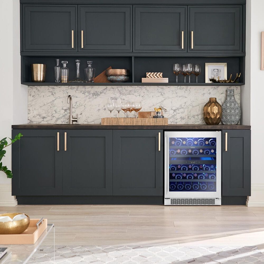 Zephyr 4.75 Cu. Ft. Dual Zone Wine Cooler in Stainless Steel, , large