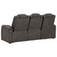 Ashley Fyne-Dyme Power Reclining Sofa and Recliner Set in Shadow, , large