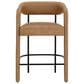 Club Collection By Sunpan Mavia Counter Stool in Matte Black, , large