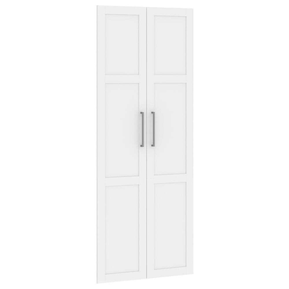 Sauder Wall-Mounted Shallow Cabinet &amp; Doors Bundle, , large