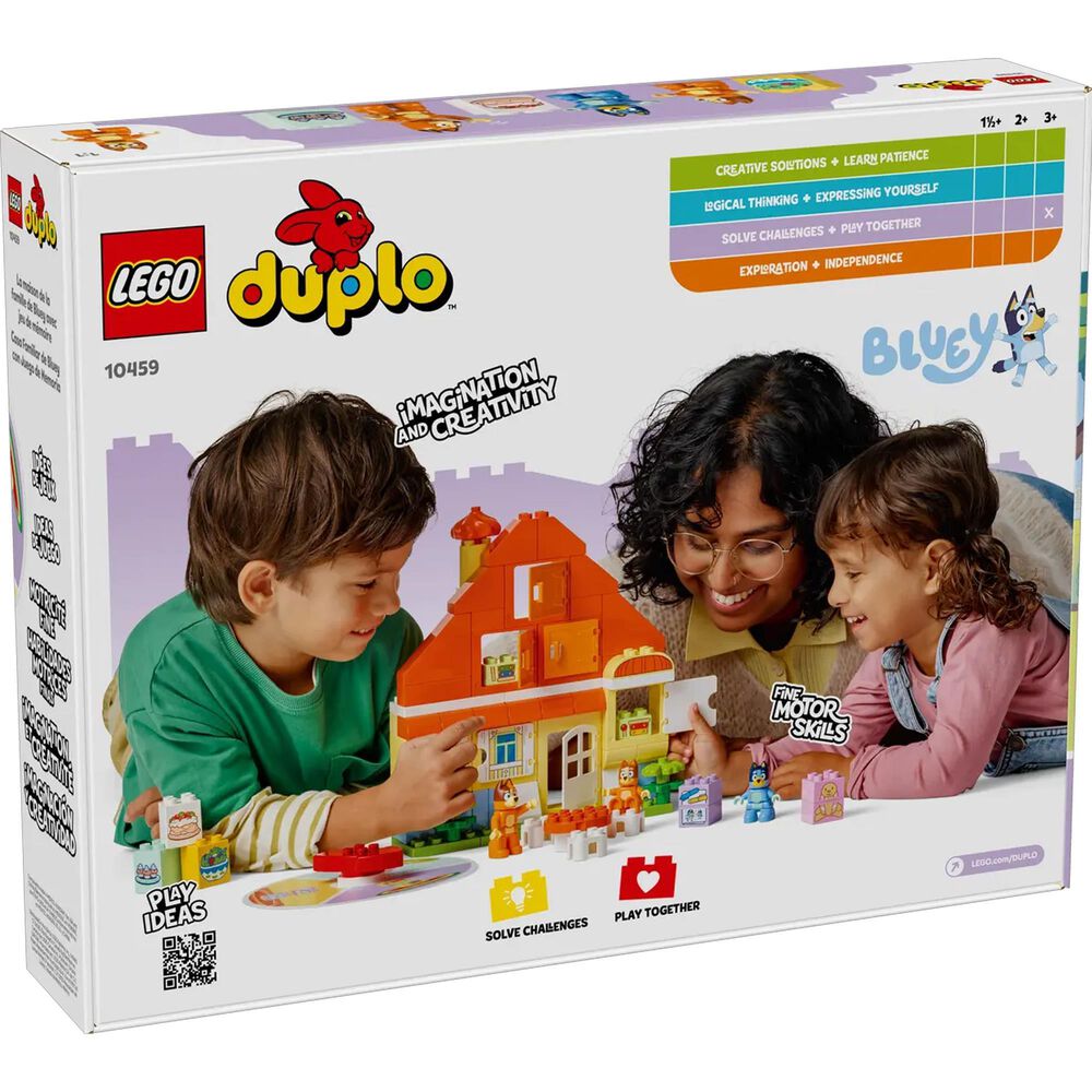 LEGO Bluey&#39;s Family House with Memory Game Building Set in Multicolor, , large