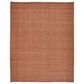 Feizy Naples 5" x 8" Orange Indoor/Outdoor Area Rug, , large
