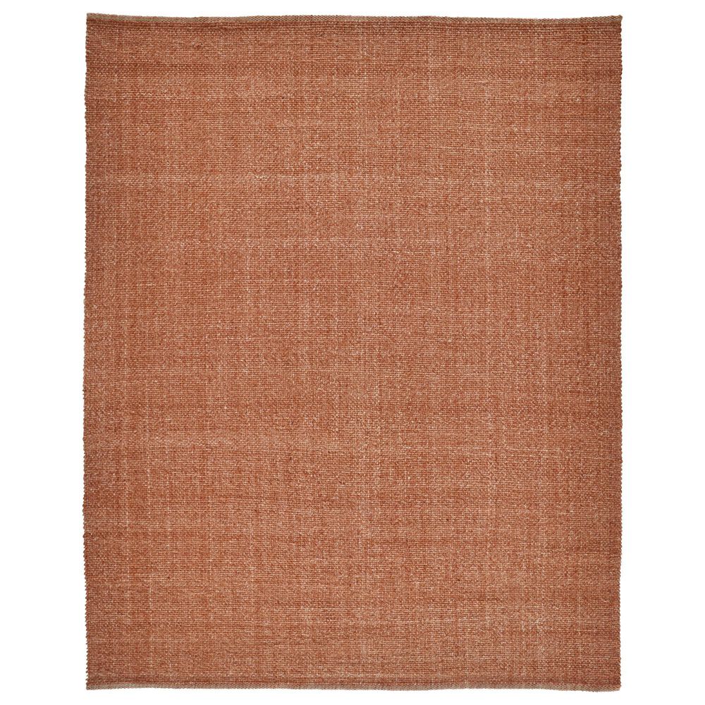 Feizy Naples 5" x 8" Orange Indoor/Outdoor Area Rug, , large