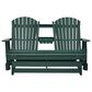 Ashley Shell Beach Loveseat Glider in Green, , large