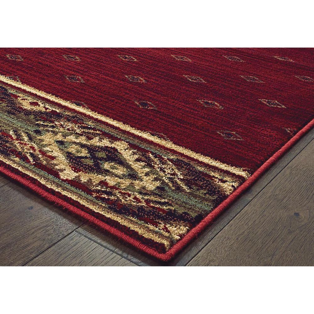 Oriental Weavers Woodlands 9652C 5&#39;3&quot; x 7&#39;3&quot; Red Area Rug, , large