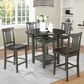 Valor Living Berkley 5-Piece Round Dining Set in Slate Gray, , large