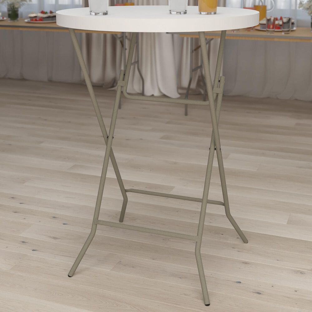 Flash Furniture Kathryn Indoor/Outdoor Bar Height Folding Table in