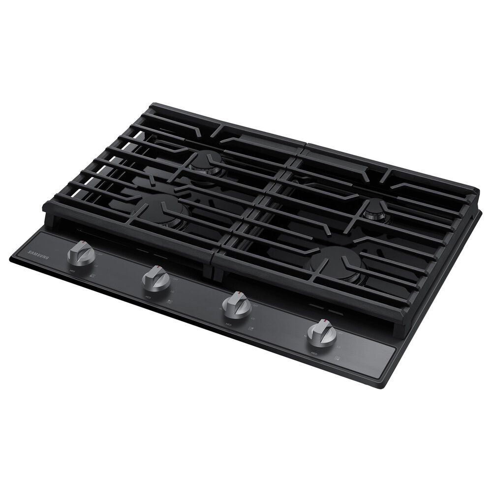 Samsung 30&quot; Gas Cooktop 4 Burner in Black Stainless Steel, , large
