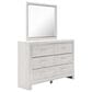 Ashley Altyra 5 Piece Full Panel Bedroom Set in White with LED Headboard, , large