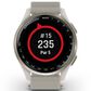 Garmin Approach S50 43mm Golf and Fitness Smartwatch Cream Gold Aluminum Bezel Case with Ivory Nylon Band, , large