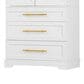 HOMLUX HOMLUX 78.2" Tall Farmhouse Kitchen Pantry Cabinet with 8 Door Shelves, Storage Cabinet with 3 Adjustable Shelves, 3 Large Drawers, Versatile Cupboard for Kitchen, Dining & Bathroom, Retro White, , large