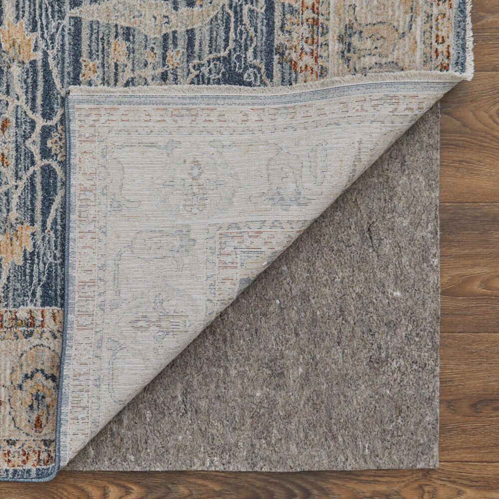 Feizy Pasha 2&#39; x 3&#39; Blue and Ivory Area Rug, , large