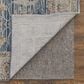 Feizy Pasha 2" x 3" Blue and Ivory Area Rug, , large