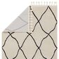 Jaipur Jaida Treble Gray Morn and Jet Black 5" x 7" Area Rug, , large