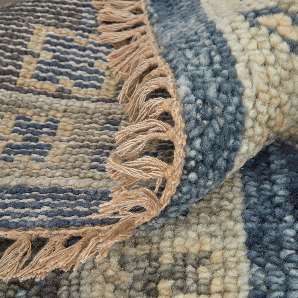 Feizy Fillmore 5&#39; x 8&#39; Blue and Gray Area Rug, , large