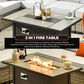 HOMLUX 42" Outdoor Propane Fire Pit Table in Black, , large