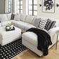 Ashley Huntsworth Ottoman in Dove Gray, , large