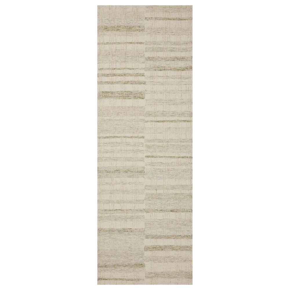 Chris Loves Julia x Loloi Chris 2" x 5" Natural and Sage Area Rug, , large