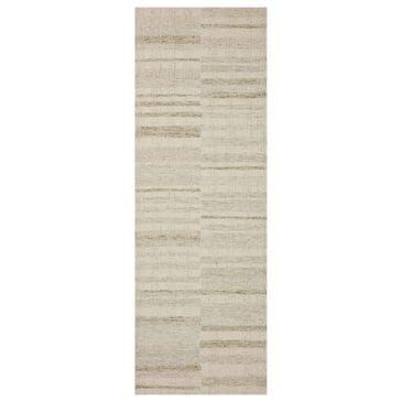 Chris Loves Julia x Loloi Chris 2" x 5" Natural and Sage Area Rug, , large