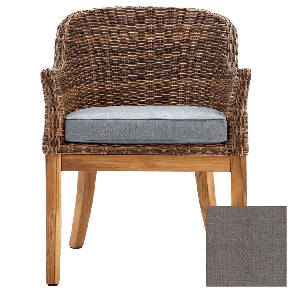 Winston Truss Arm Side Chair with Cast Slate Cushion in Vintage Earth, , large