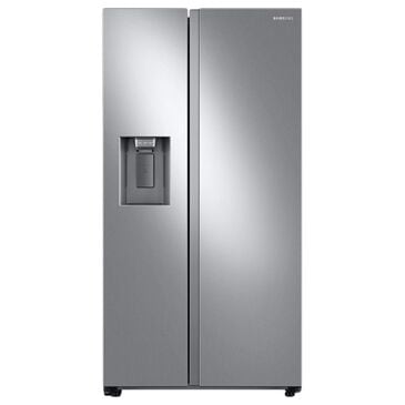 Samsung 27.4 Cu. Ft. Large Capacity Side by Side Refrigerator in Stainless Steel, , large