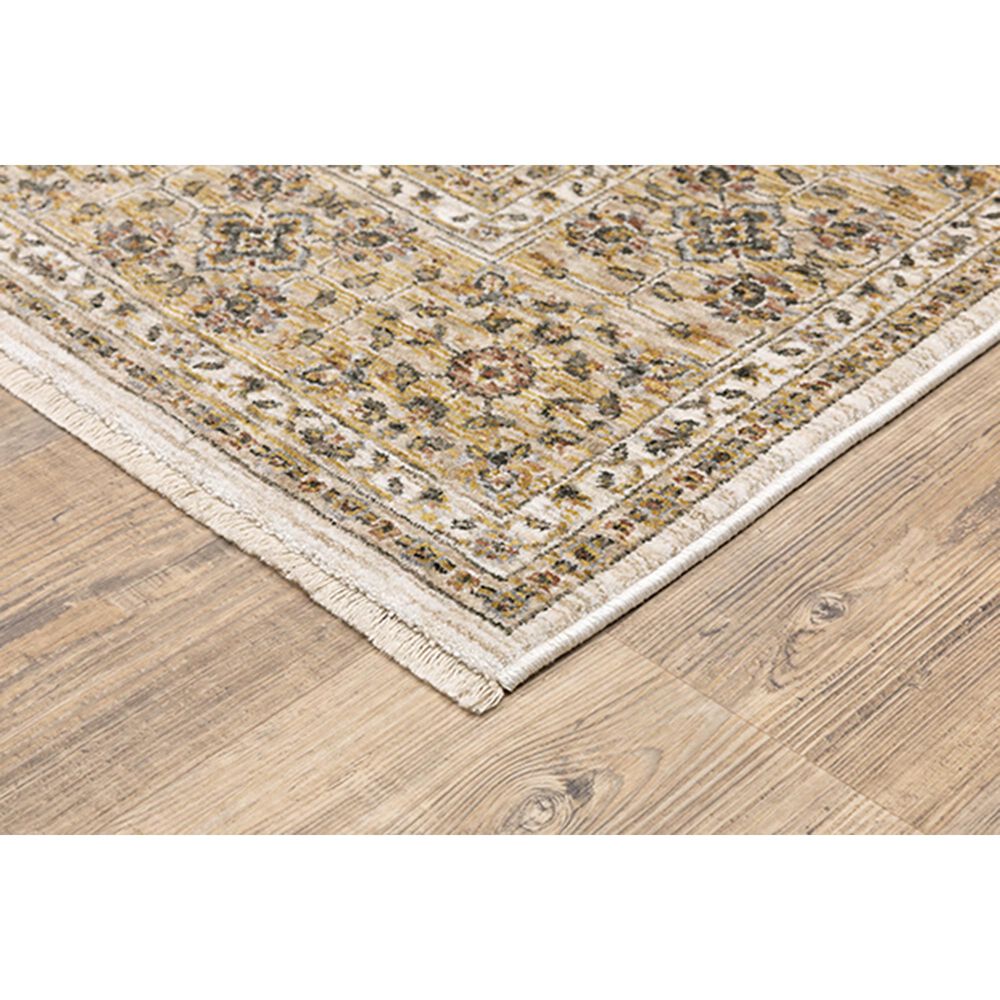 Oriental Weavers Maharaja Domica 1J 9&#39;10&quot; x 12&#39;10&quot; Ivory Area Rug, , large