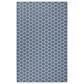 Nourison Twist Reversible 4" x 6" Blue Indoor/Outdoor Area Rug, , large