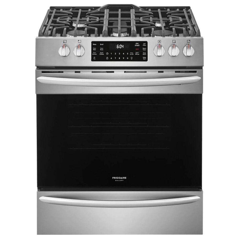 Frigidaire 30" Front Control Gas Range with a Readycook Air Fry Tray in Stainless Steel, , large